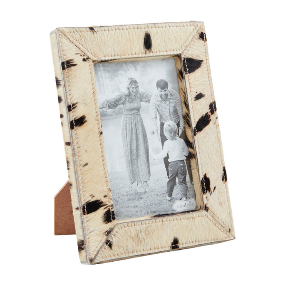 Mud Pie Decorative Leopard Print Mohair Photo or Artwork Frame