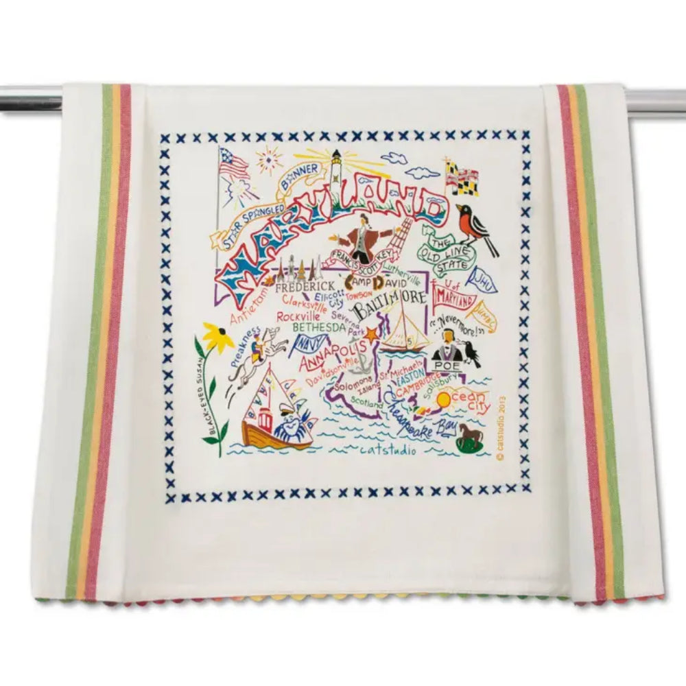 catstudio Exquisite Maryland Kitchen Dish Towel for Daily Use