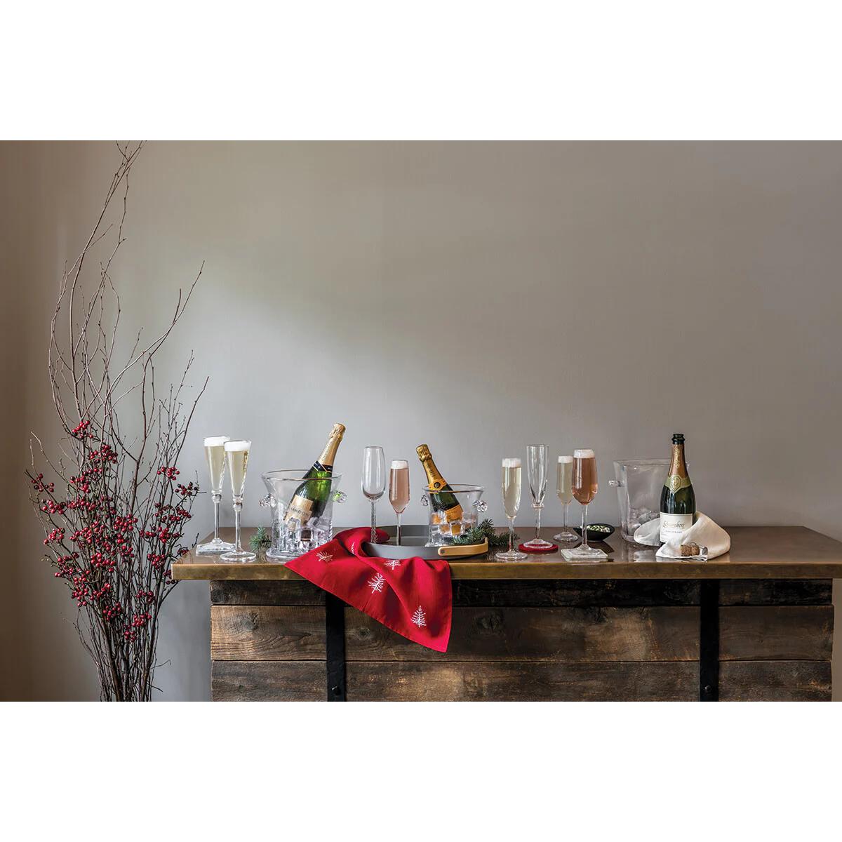 Simon Pearce Handmade Glass Norwich Ice Bucket for Chilling Wine and Champagne