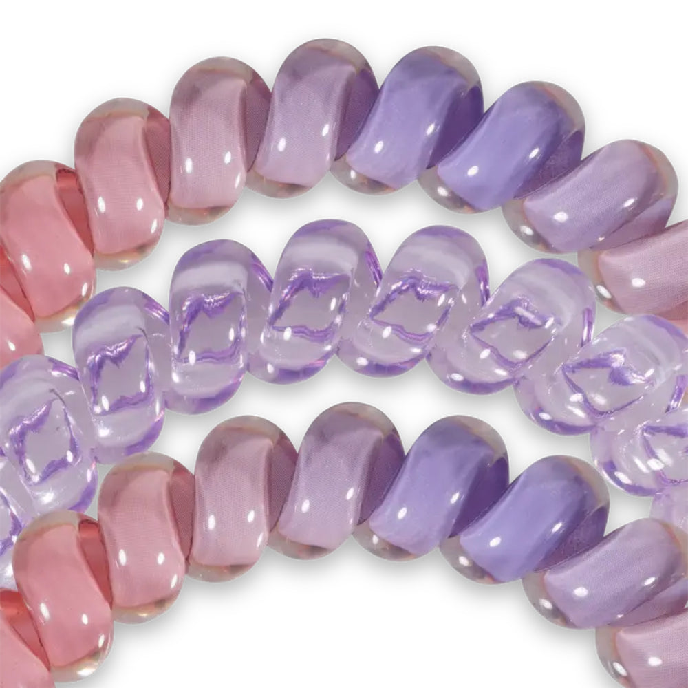 TELETIES Set of 3 Large-sized Hair Ties for Women's Hairstyling