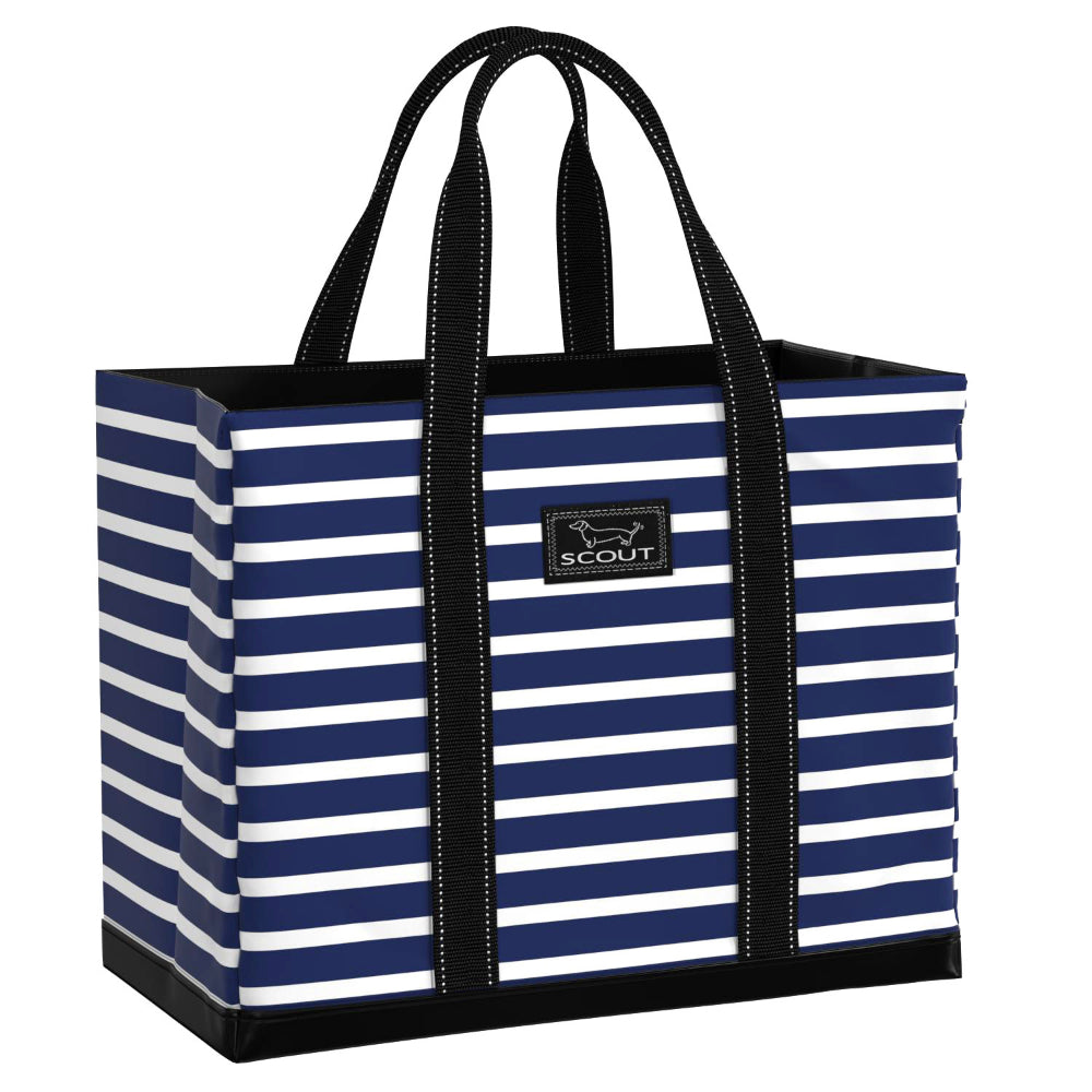 Scout Original Dean's Large-Sized Nantucket Navy Tote Bag for All-Purpose Carrying