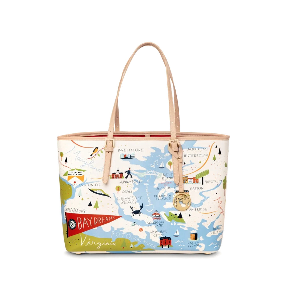 Spartina Chesapeake Bay Dreams Stylish Tote Bag