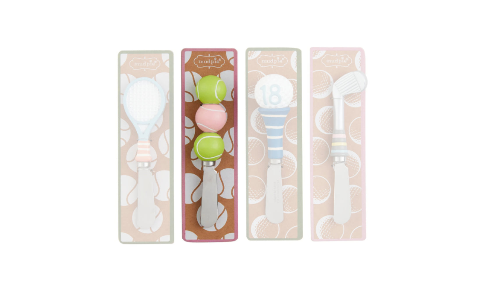Mud Pie Separately-Sold Tennis and Golf Spreaders Set