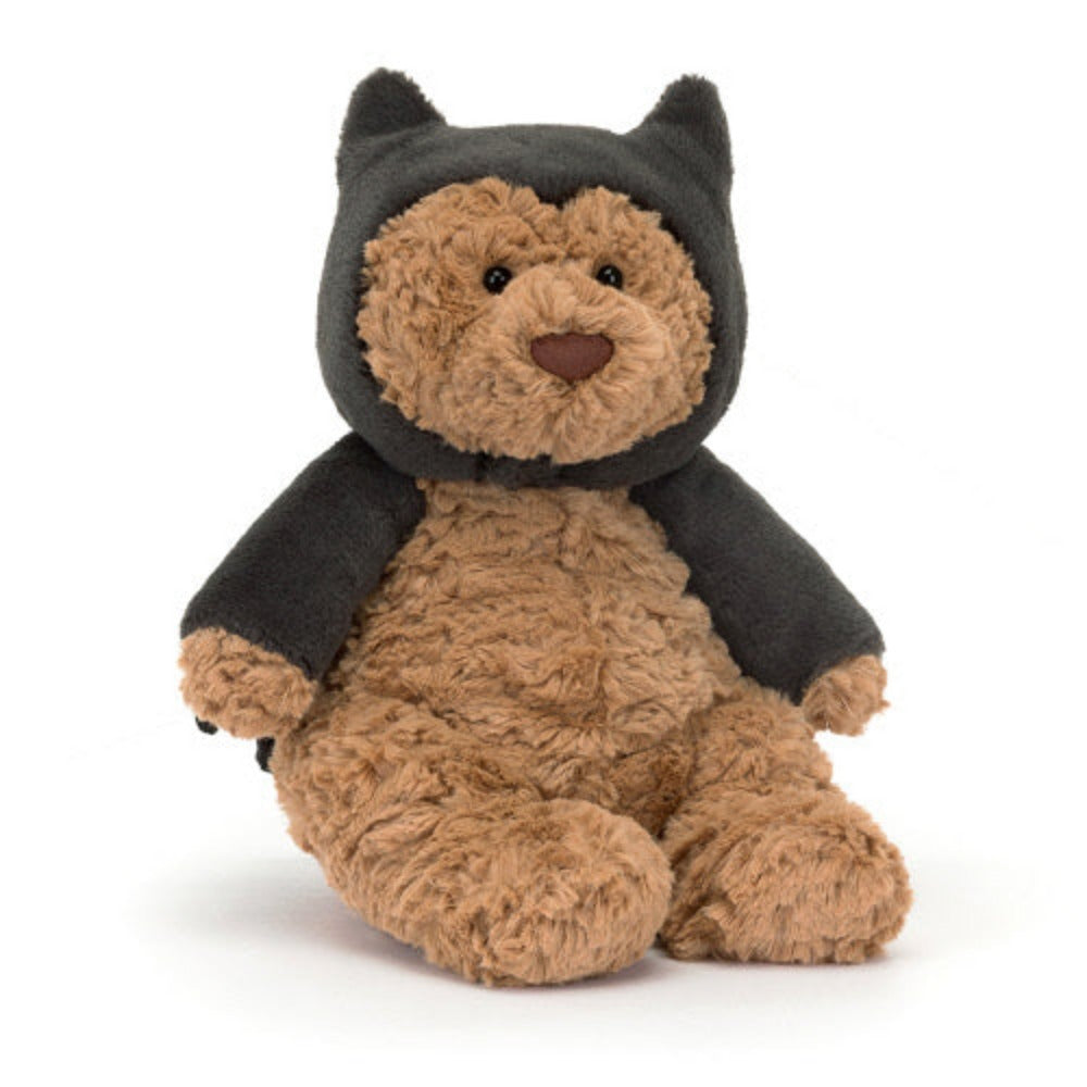 Jellycat Bartholomew the Bear Bat Plush Toy for Halloween