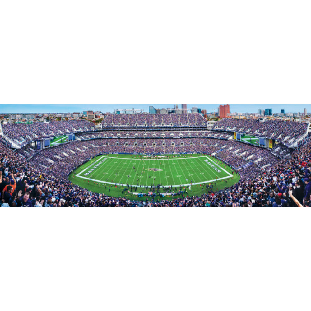 Masterpieces High - Quality 1000 - Piece NFL Baltimore Ravens Stadium Panoramic Jigsaw Puzzle