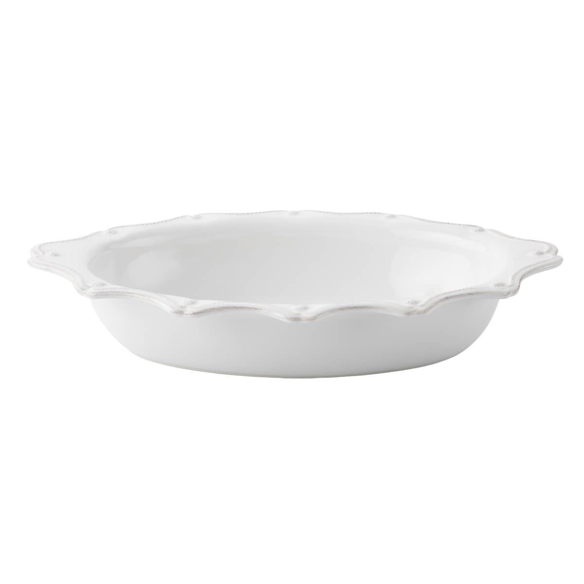 Juliska Oval-shaped Whitewashed Berry & Thread Baking Dish with 18-inch Width