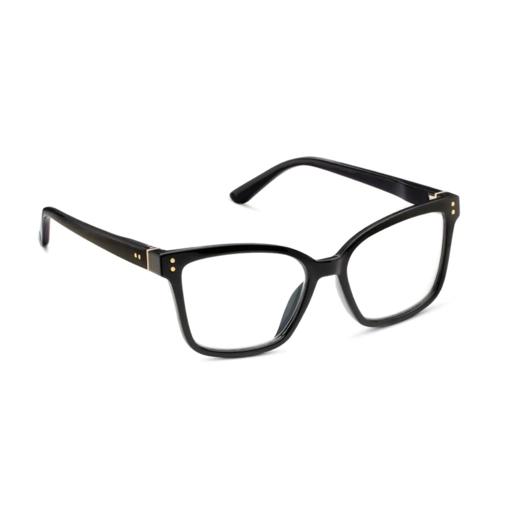 Peepers Stylish Blue Light Reading Glasses - Octavia Model in Black Color