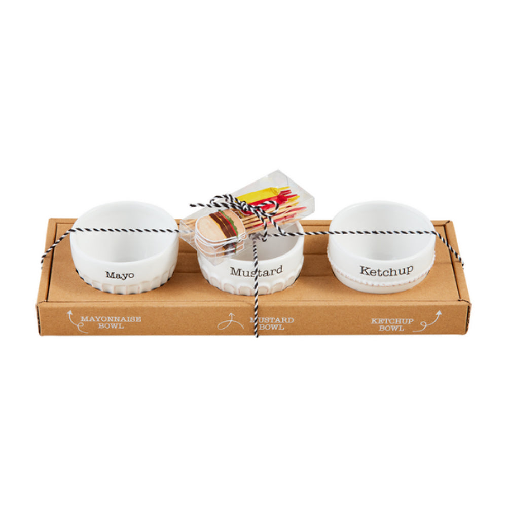 Mud Pie High - Quality Grill Condiment and Toothpick Set for Dining and Kitchen Use