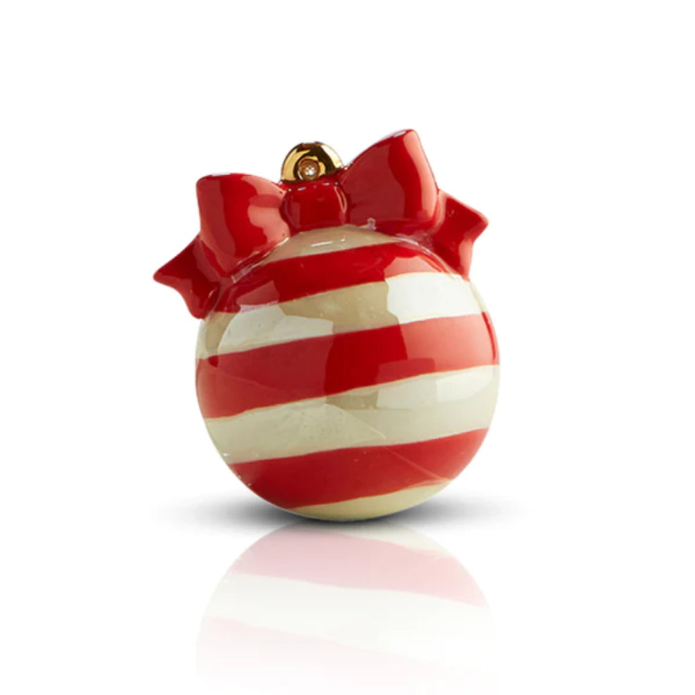 Nora Fleming Festive Christmas Ornament Mini with Gold Hanger