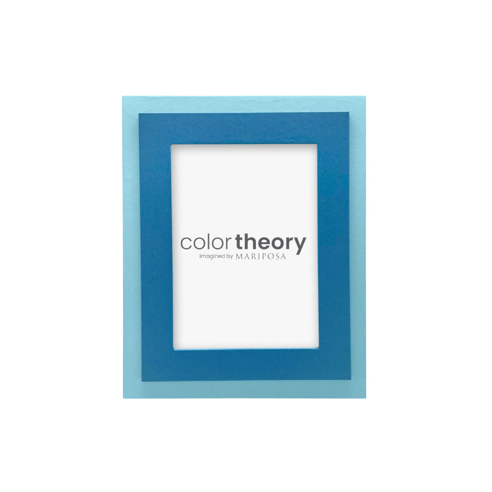 Mariposa Tiered Frame in Stunning Blue and Periwinkle Denim Style