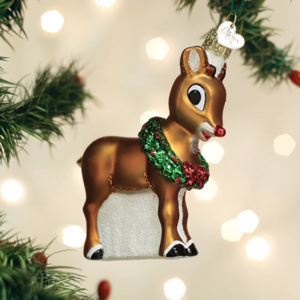 OWC Christmas Ornament - Rudolph The Red - nosed Reindeer Figurine