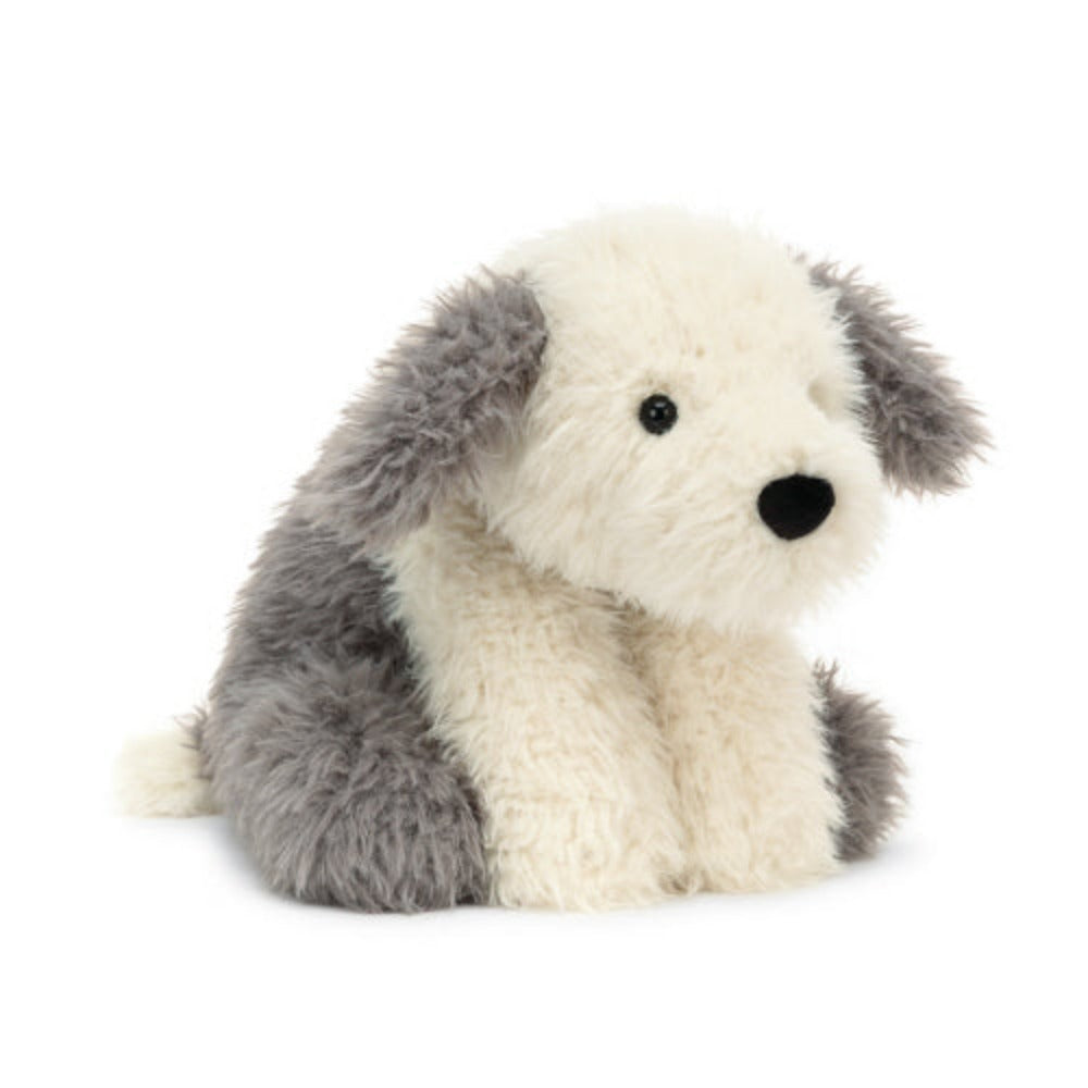 Adorable Jellycat Curvy Grey - Eared Sheep Dog Plush Toy