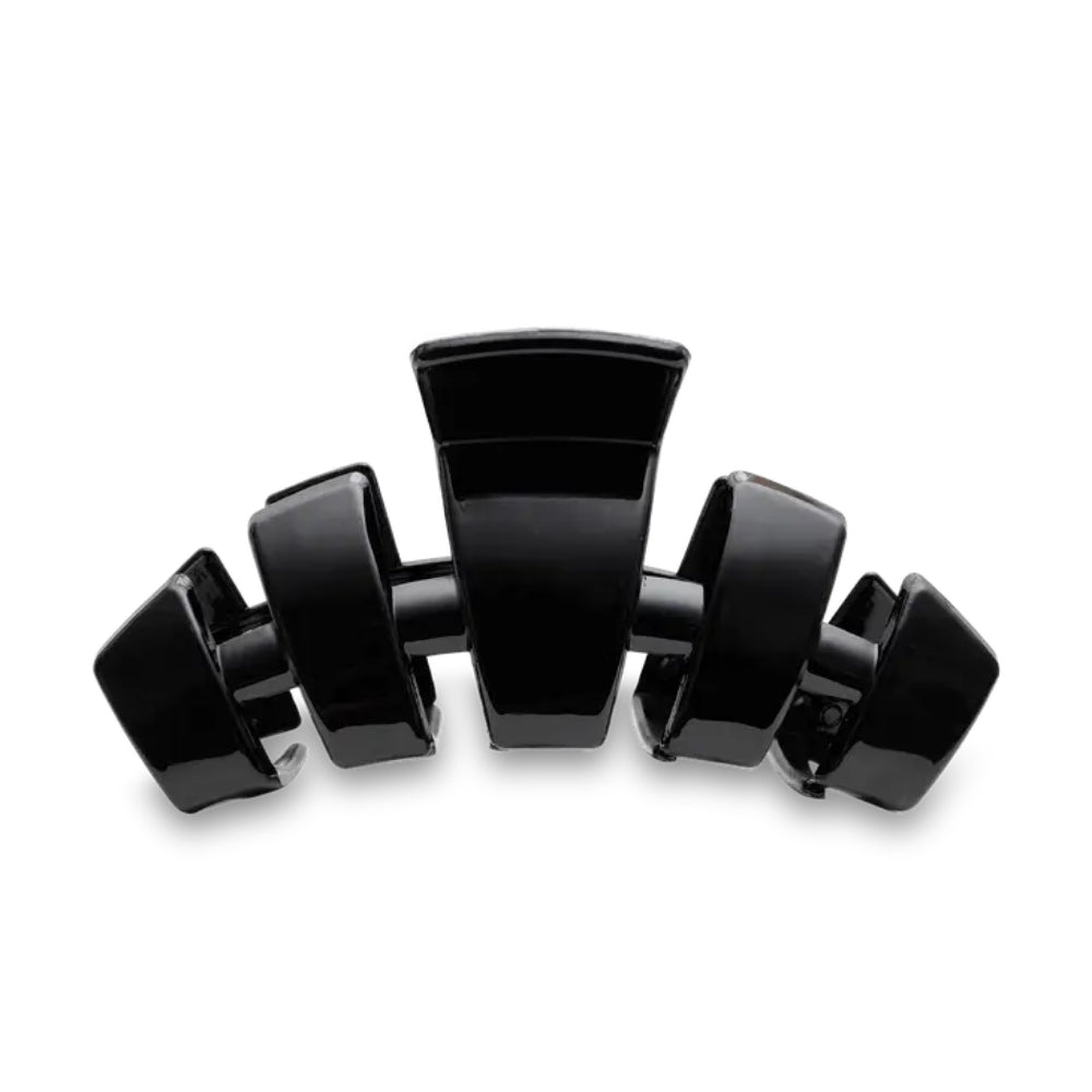 TELETIES Stylish Jet Black Hair Clips for All Hair Types