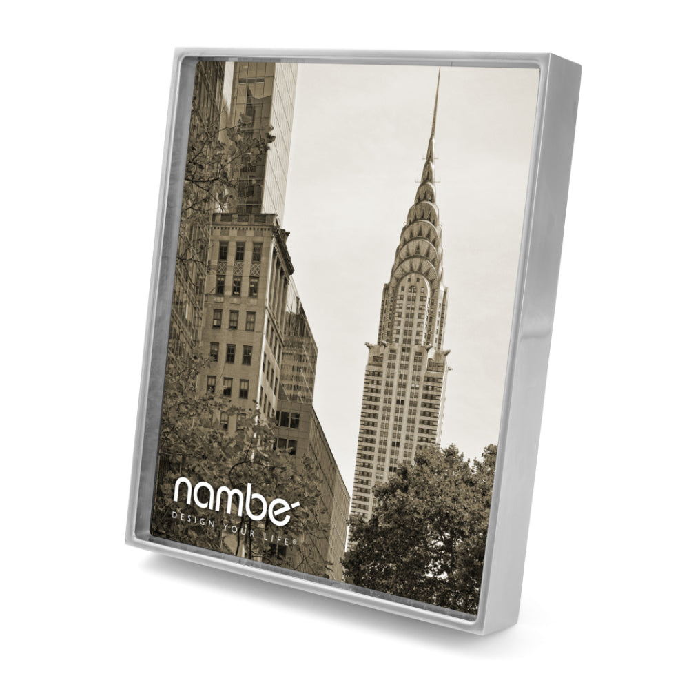 Nambé 8x10 Treso Photo Frame in Gleaming Alloy