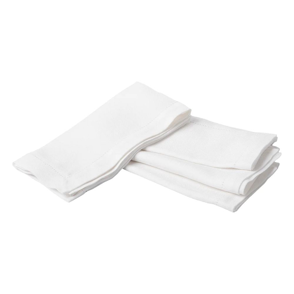 Juliska High - Quality Heirloom - Style Linen White Dinner Napkin