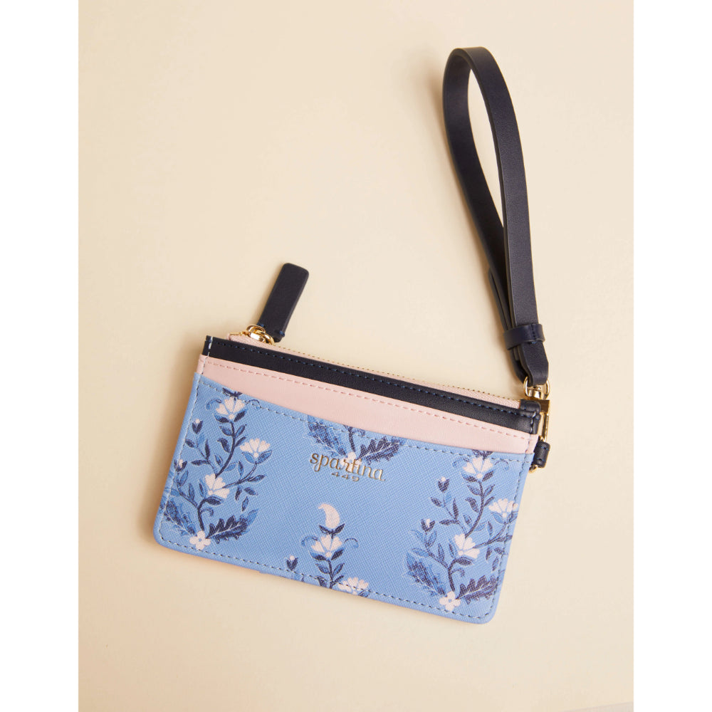 Spartina Stylish Slim Card and Coin Purse - Ogeechee Blossom Design