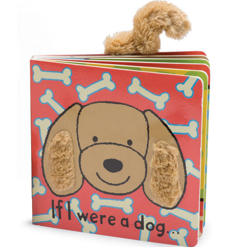 Toffee-Colored Jellycat 'If I Were a Dog' Book - Ideal for All Ages