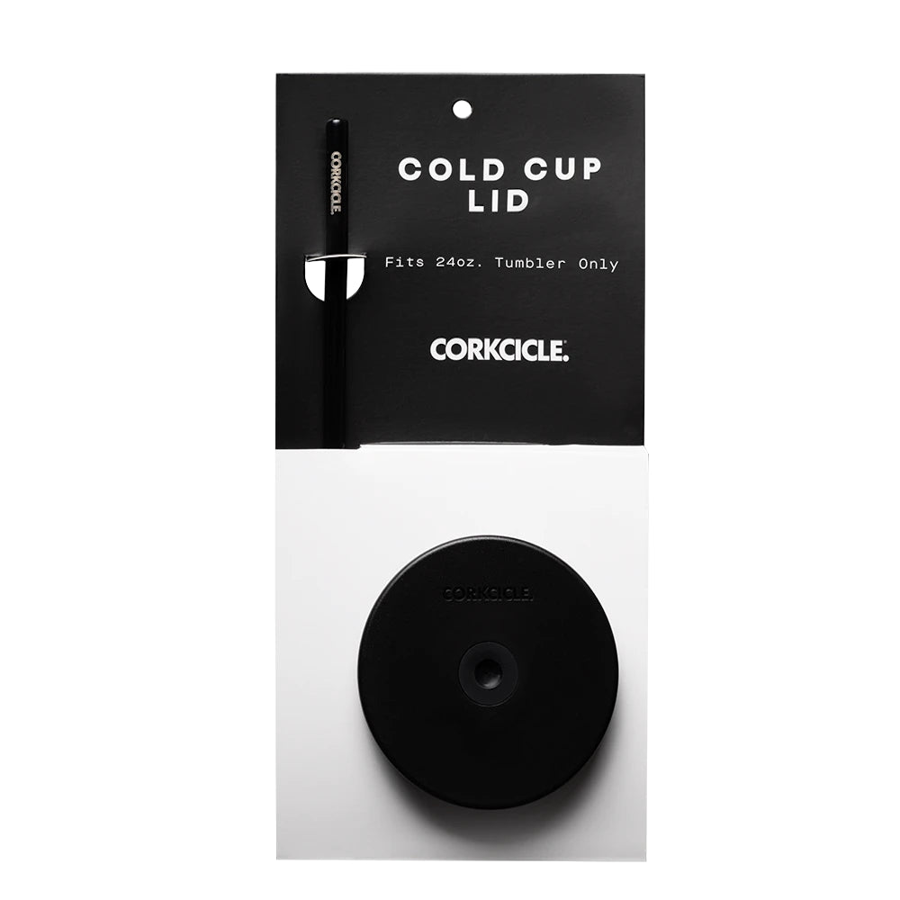 Corkcicle 24-ounce Tumbler with Cold Cup Lid and Ceramic Coated Straw for a Comfortable Sipping Experience