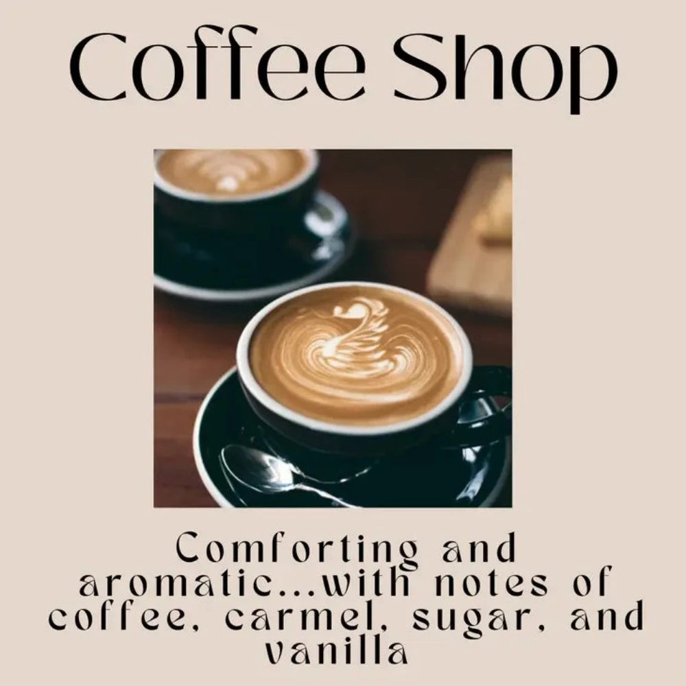 8 oz. Spire Jar Coffee Shop Scented Soy Wax Candle - Aromatic Home Decor