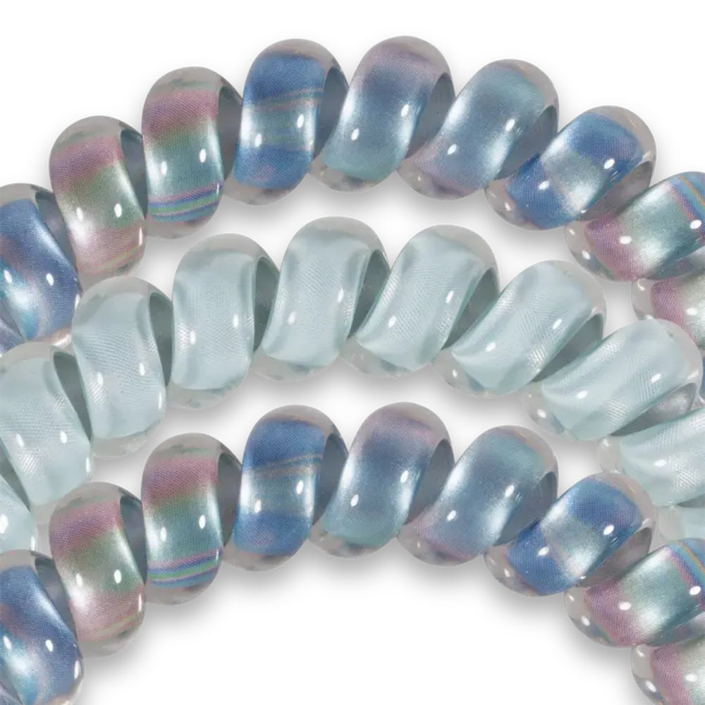 TELETIES Set of 3 Large-sized Hair Ties for Women's Hairstyling
