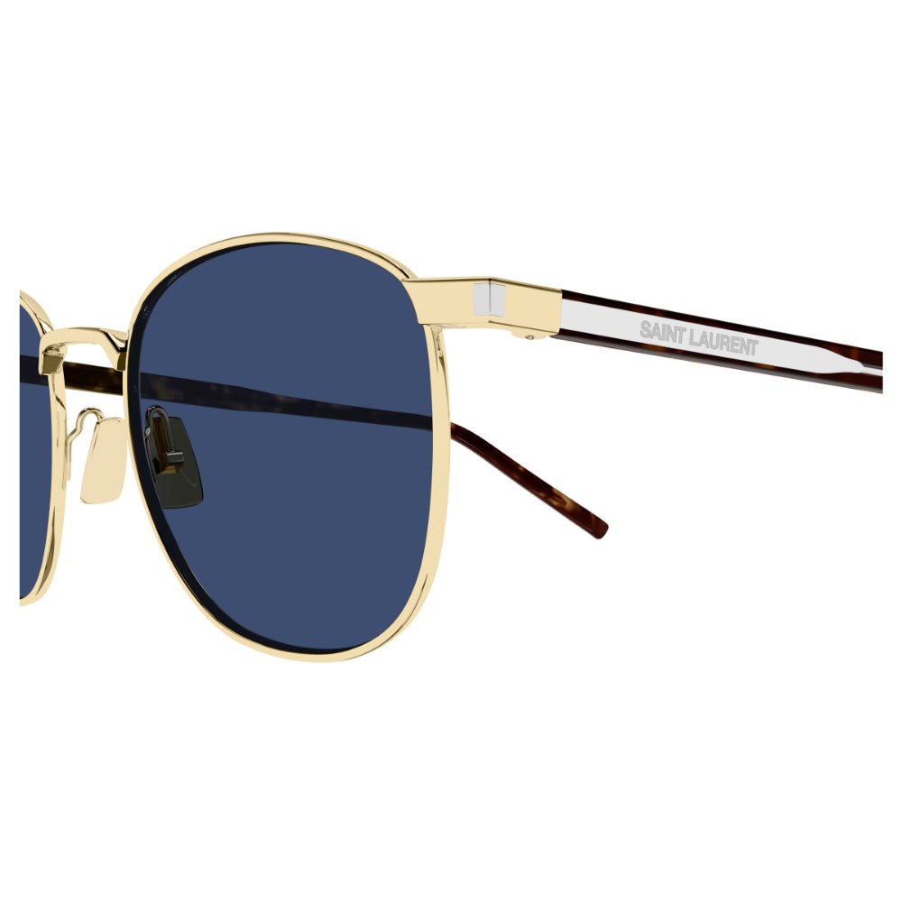 Unisex Gold and Blue Saint Laurent SL 747 Stylish Sunglasses