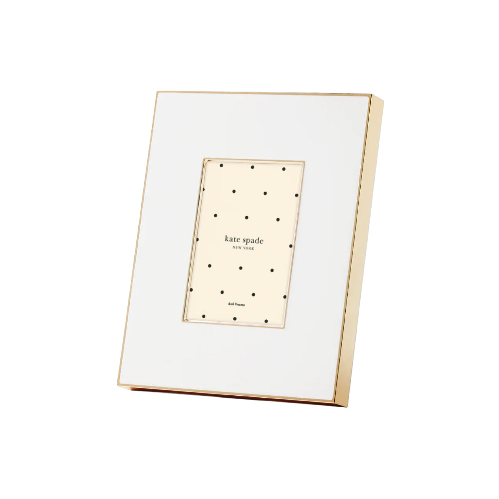 Kate Spade New York Colorful 4 x 6 Picture Frame in White