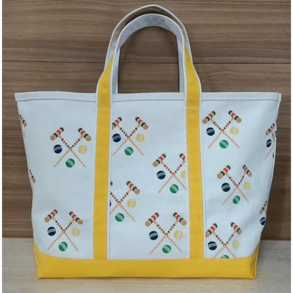 Stylish Crab & Cleek Croquet Carry Tote for Outdoor Fun