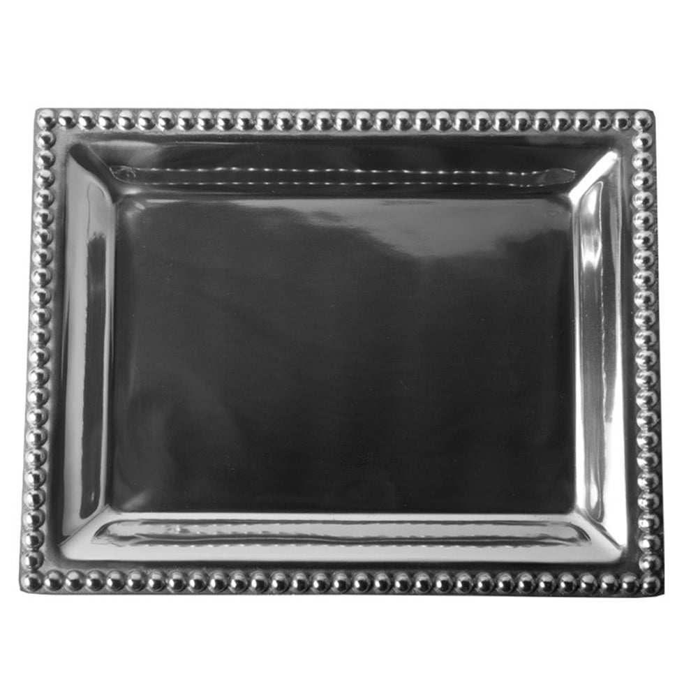 Salisbury Beaded Aluminum Infinity Trays for Various Occasions