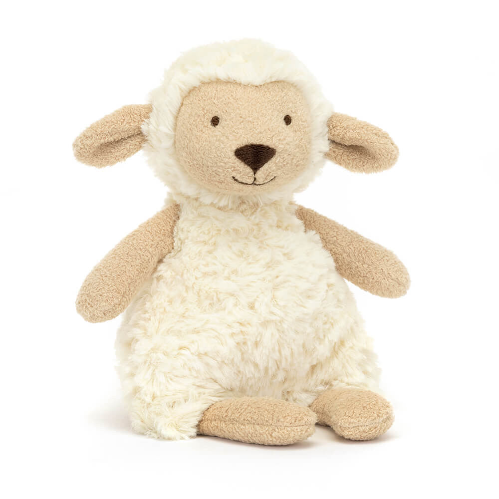 Adorable Jellycat Lollie Lamb with Soft Butter Cream Coat