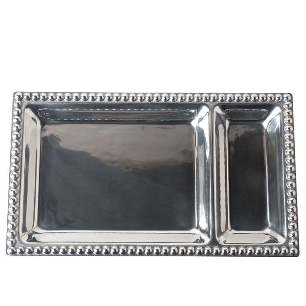 Salisbury Beaded Aluminum Infinity Trays for Various Occasions