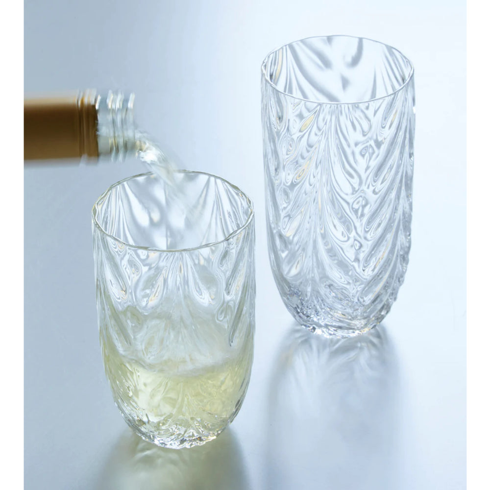 Exquisite Mariposa Sip Sip Wave Style Crystal Clear Glassware for Drinking