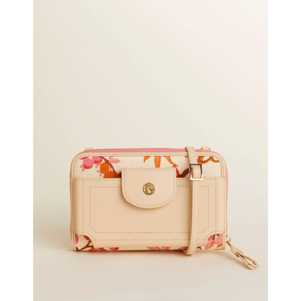 Spartina Versatile Multi - Function Crossbody Phone Bag in Richmond Hill Cream Color