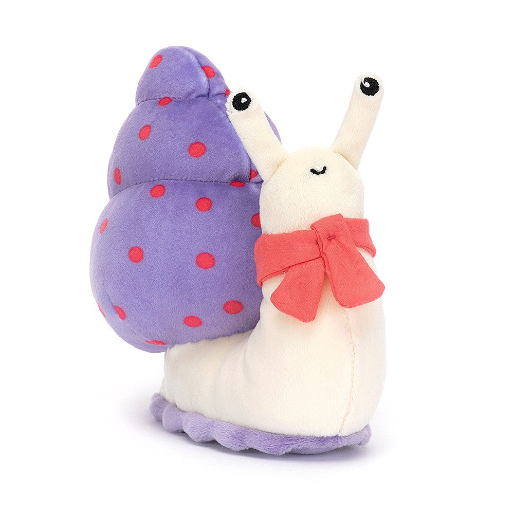 Jellycat Escarfgot Plush Toy - A Stylish Snail Companion