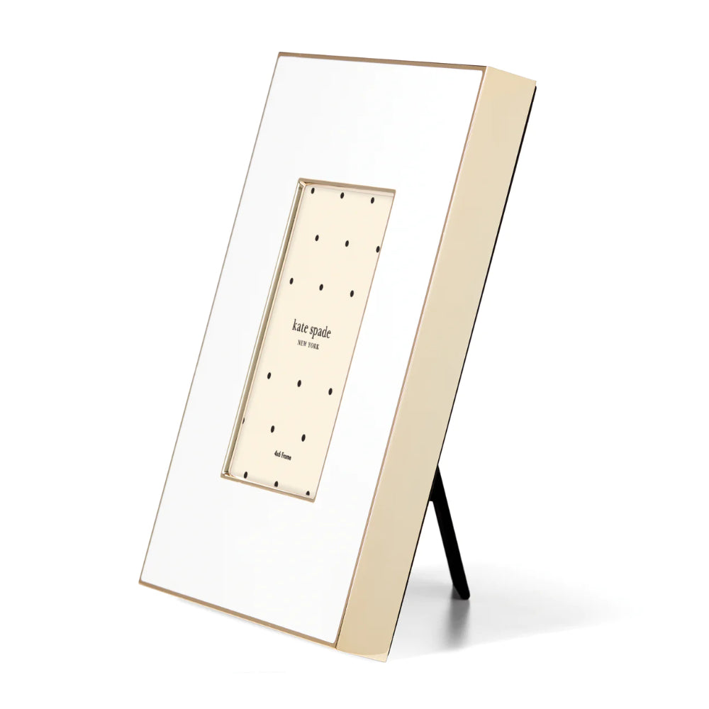 Kate Spade New York Colorful 4 x 6 Picture Frame in White