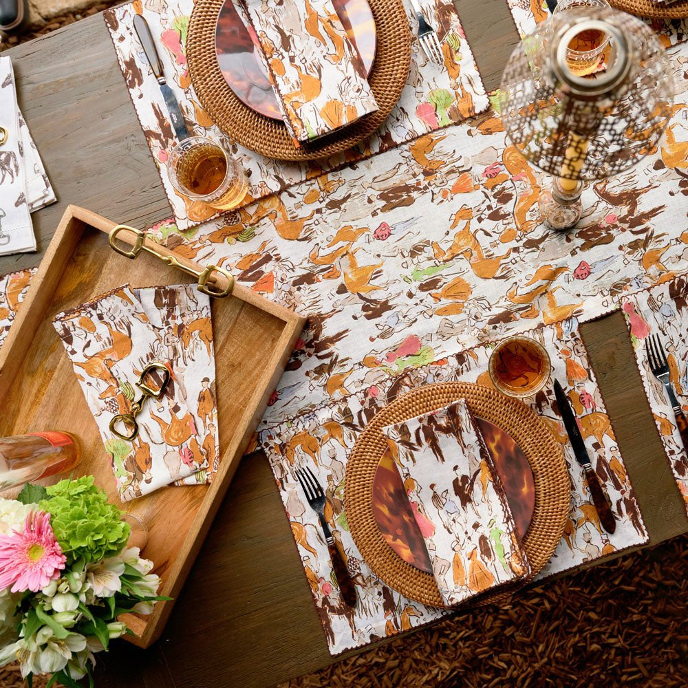 Exquisite Olive Wood Serving Tray with Hand - forged Brass Snaffle Handles