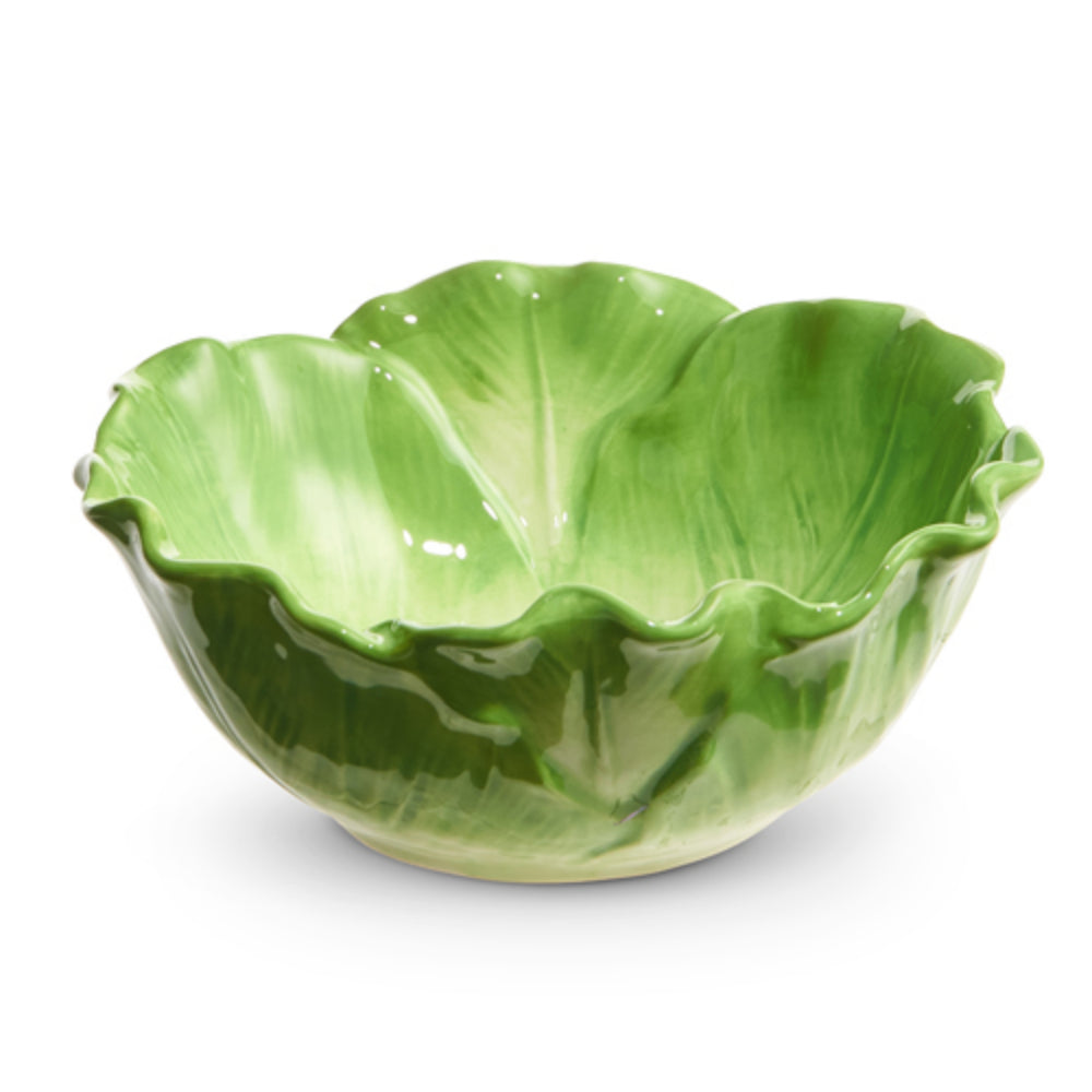 Ceramic Green Cabbage-shaped Bowl for Food Storage