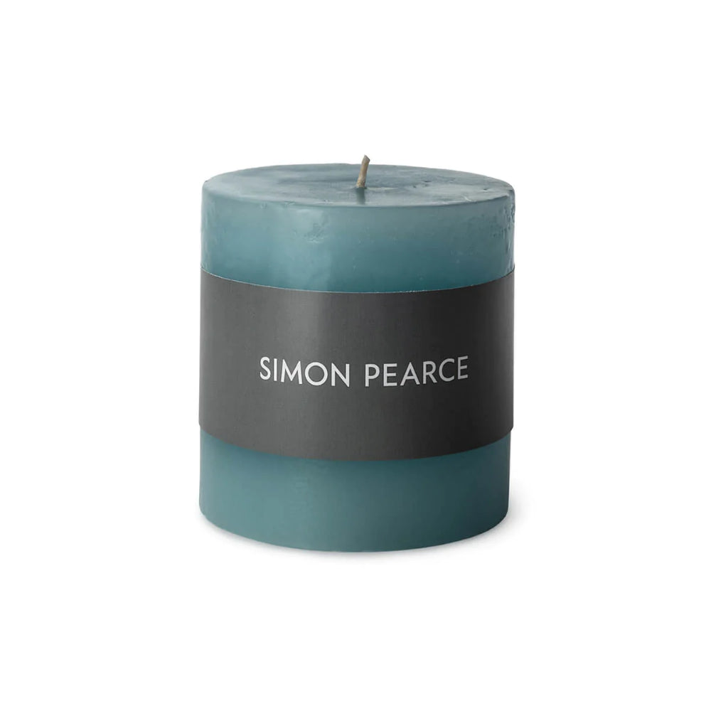 Simon Pearce Artisan Pillar Candle with Dimensions of 3 Inches by 4 Inches